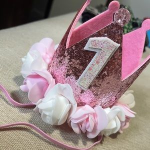 1 st birthday crown